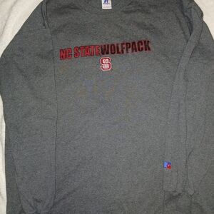 N.C. State Wolfpack Russell Athletic Gray Long Sleeve Tee